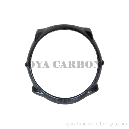 Carbon Fiber Motorcycle Lamp Ring for Aprilia Mana 850 2009-2010